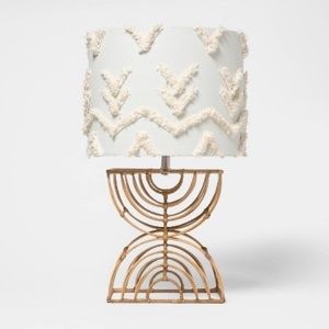 Boho Rattan Lamp